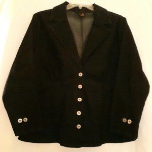 Peplum Jean Jacket Ashley Stewart size 18